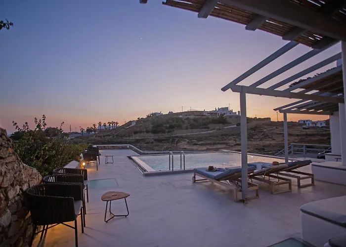 Aqua Breeze Seaview Pool Mykonos Lägenhet